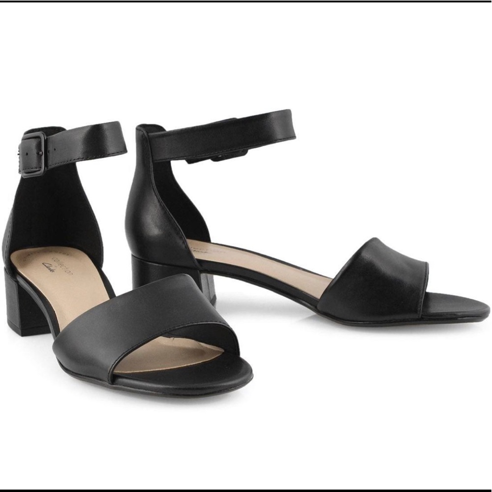 Clarks Ankle Strap Heel